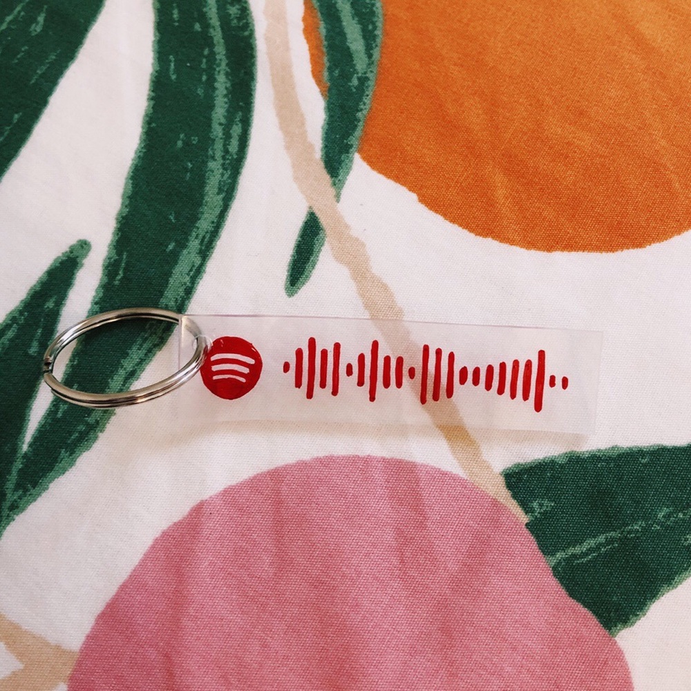 Custom Spotify Code Keychain